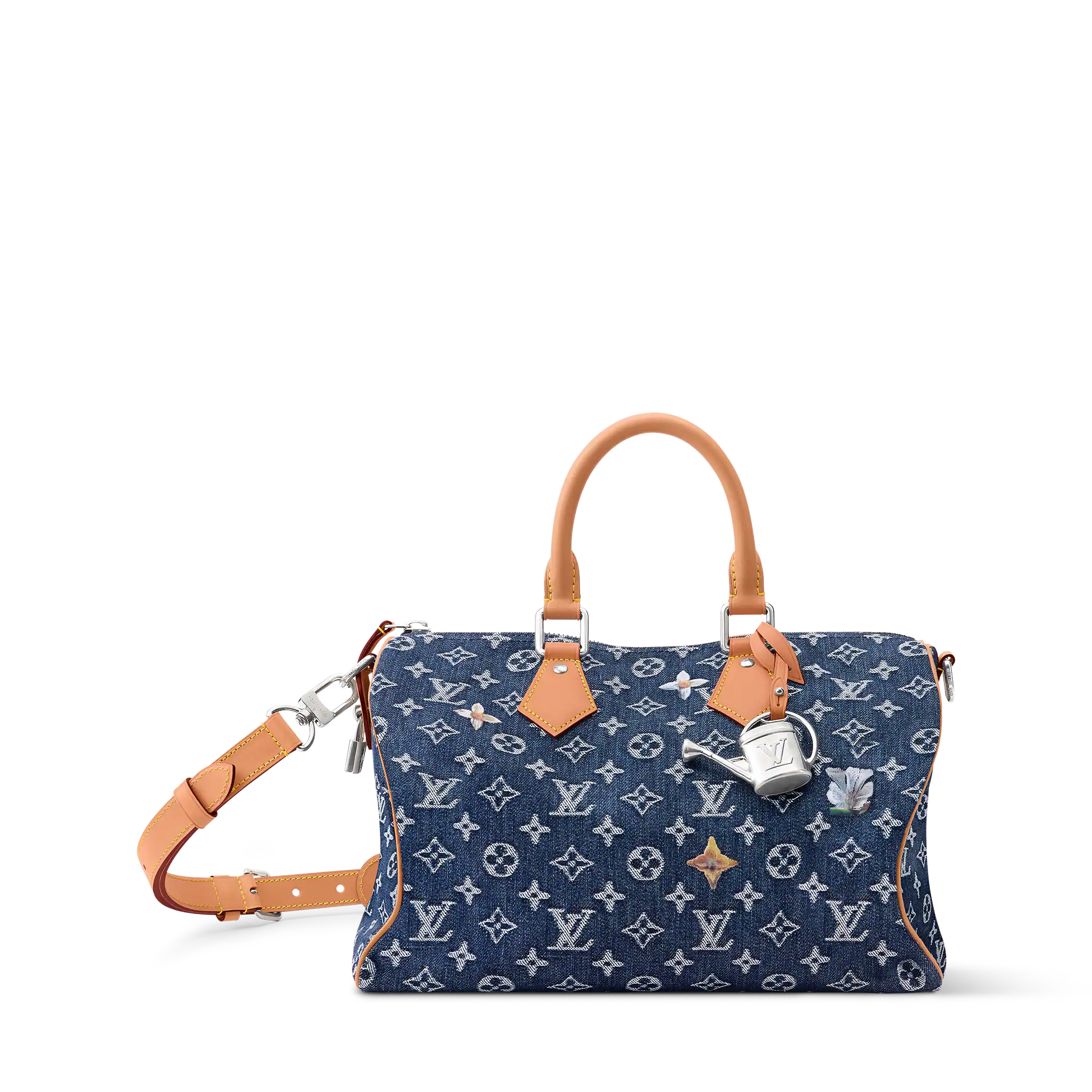 Men's Speedy 30 Bandoulière Bag Damoflage Indigo