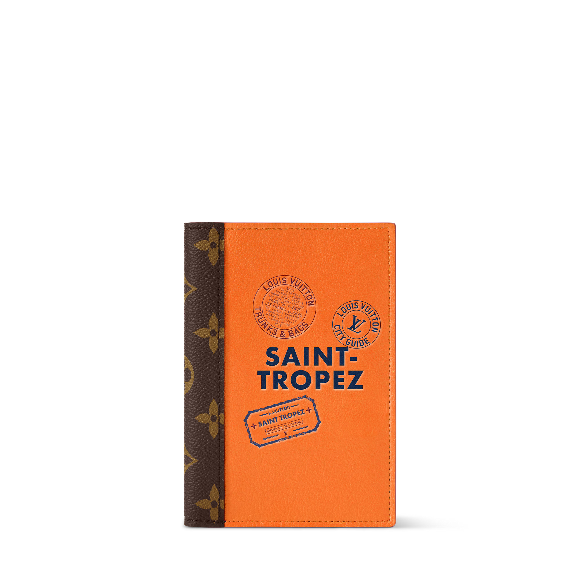 Women's Passport Cover City Guide Cowhide Leather Travel Wallet M29108