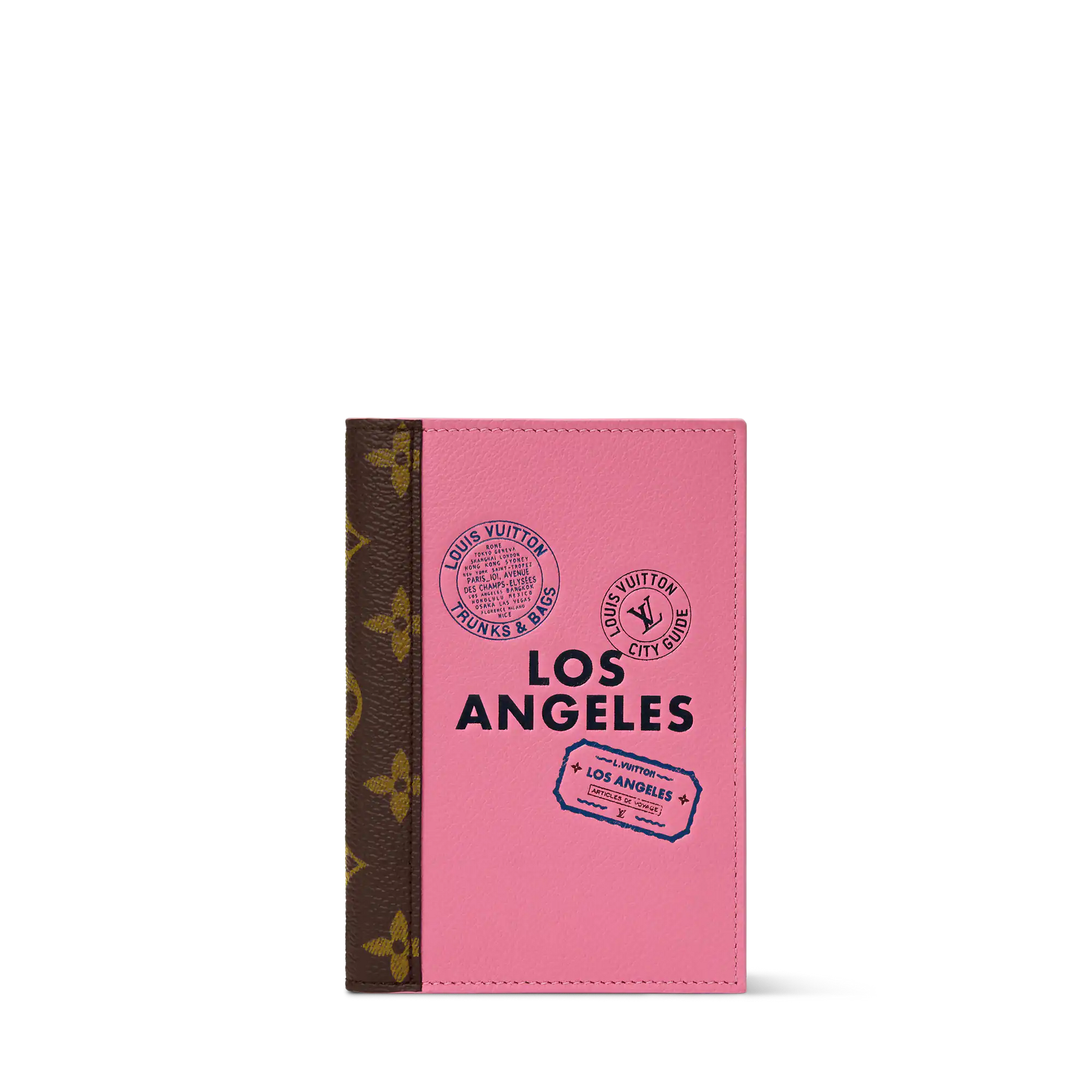 Women's Passport Cover City Guide Cowhide Leather Travel Wallet M29108