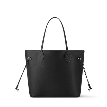 Women's Neverfull MM Black Epi Leather Tote Bag M11930