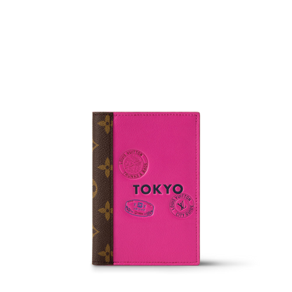Women's Passport Cover City Guide Cowhide Leather Travel Wallet M29108