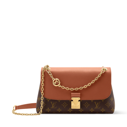 Women's Madeleine PM Monogram Cognac Canvas Shoulder Bag
