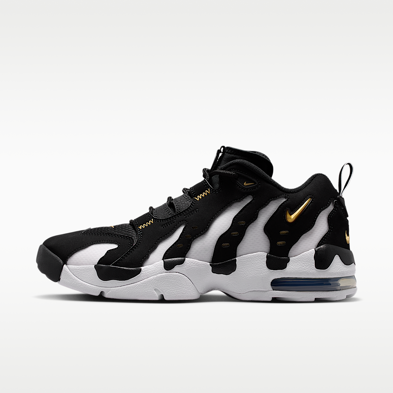 Air DT Max '96 Low Men's Shoes Black/White/Metallic Gold