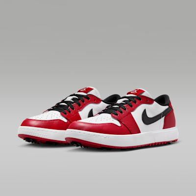Jordan Air Jordan 1 Low G Spiked Golf Shoes Varsity Red Black