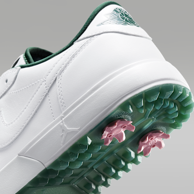 Jordan Air 1 Low G Spiked Men's Golf Shoes White Fir Black