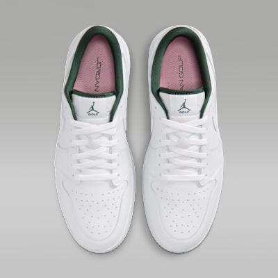 Jordan Air 1 Low G Spiked Men's Golf Shoes White Fir Black