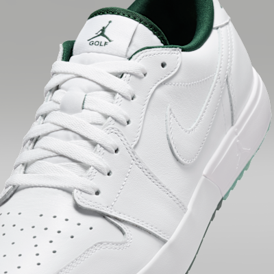 Jordan Air 1 Low G Spiked Men's Golf Shoes White Fir Black