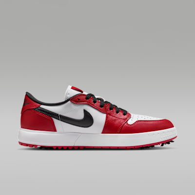 Jordan Air Jordan 1 Low G Spiked Golf Shoes Varsity Red Black