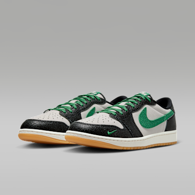 Air Jordan 1 Retro Low OG "Phantom and Pine Green" Men's Shoes