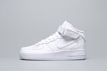 Air Force 1 Mid All White AF1