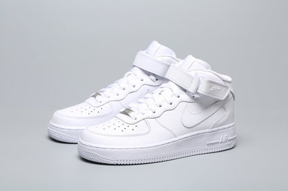 Air Force 1 Mid All White AF1
