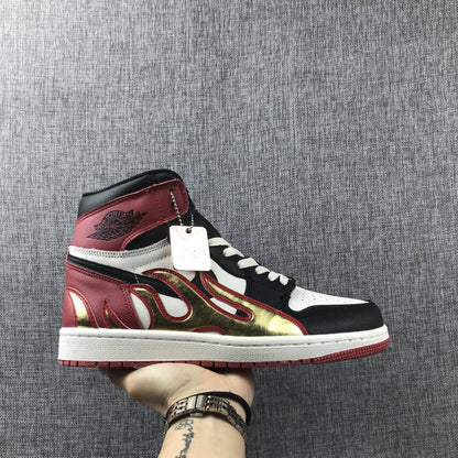 Air Jordan 1 Fire Bred Black Toe Limited AJ1