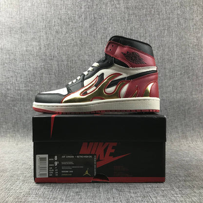 Air Jordan 1 Fire Bred Black Toe Limited AJ1