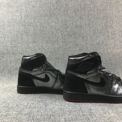 Air Jordan 1 Mid Modern Black Silver AJ1