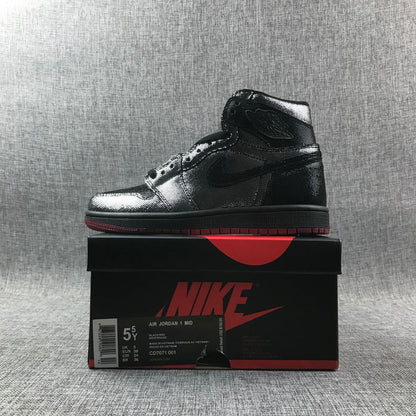 Air Jordan 1 Mid Modern Black Silver AJ1