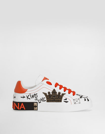 Portofino Nappa Calfskin Sneakers Multicolor Men's