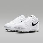 1 Retro Low Metal Baseball Cleats