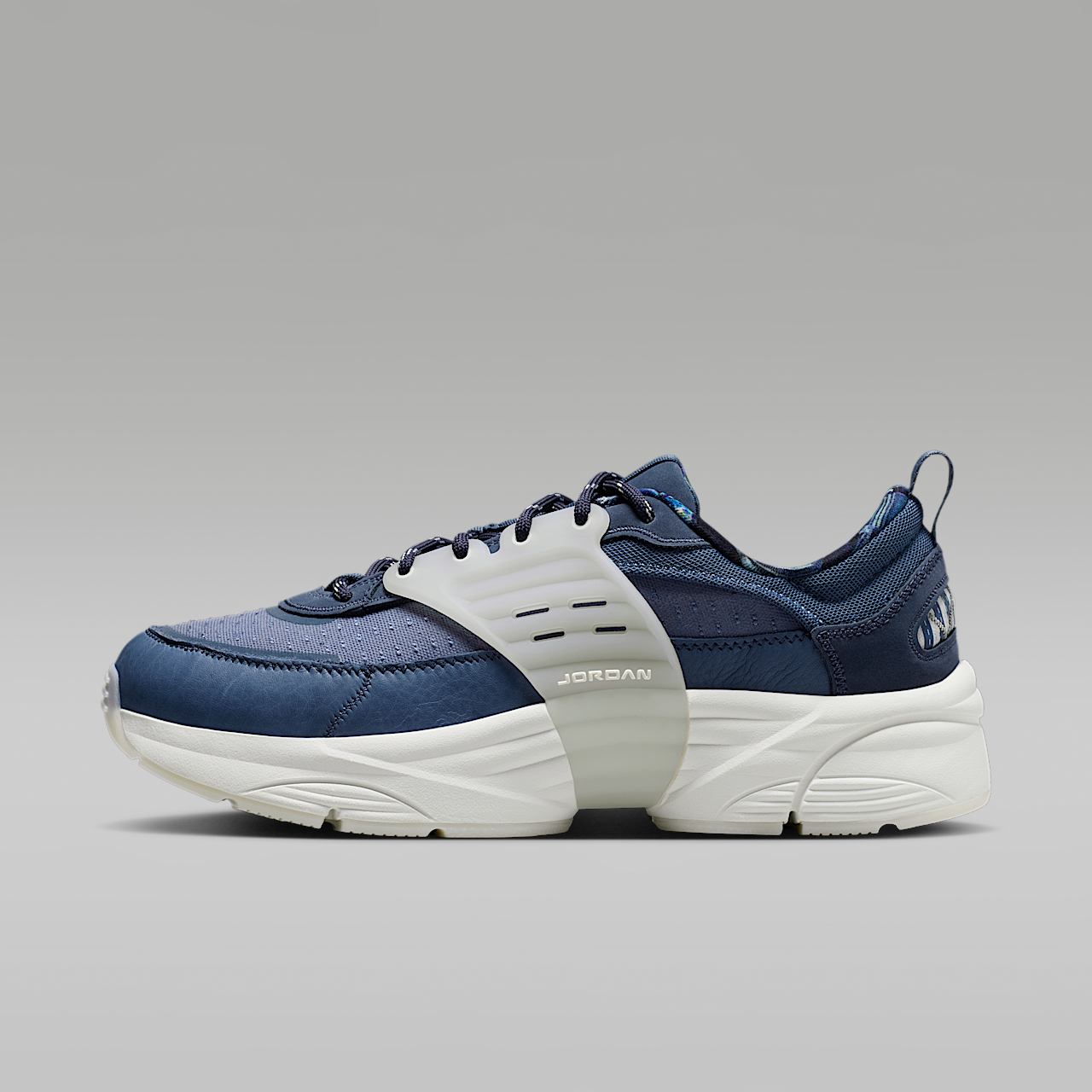 Trunner O/S Men's Shoes Breathable Mesh & Suede Diffused Blue