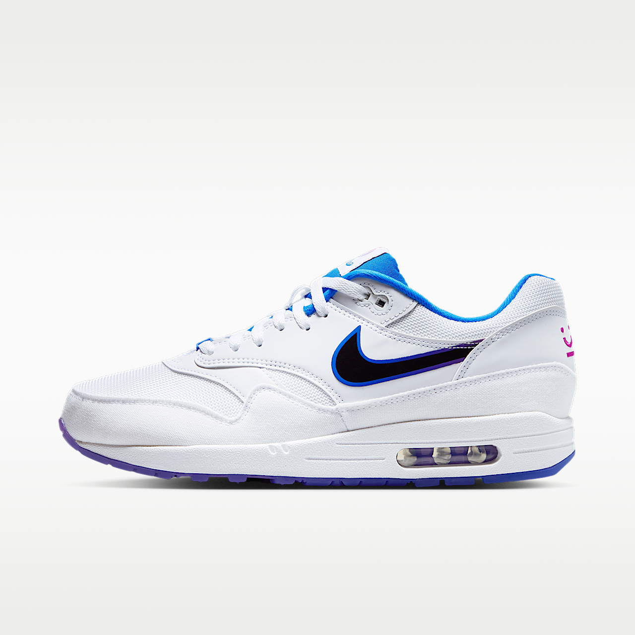 Air Max 1 "Royals" Men's Shoes White/Soar/Vivid Grape