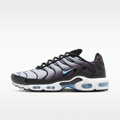 Air Max Plus Shoes Airy Mesh Black/Light Smoke Grey/White/Football Blue