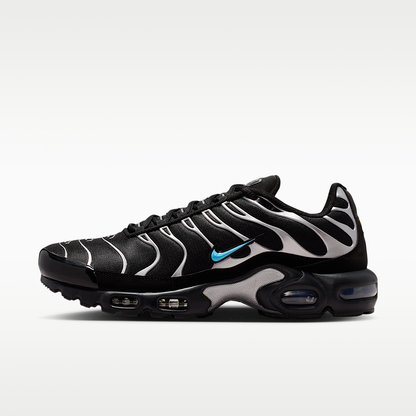 Air Max Plus Premium Men's Shoes, Black/Chrome/Gamma Blue