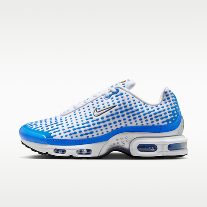 Air Max Plus VII Men's Shoes White/Blue Crystal/Metallic Silver/White