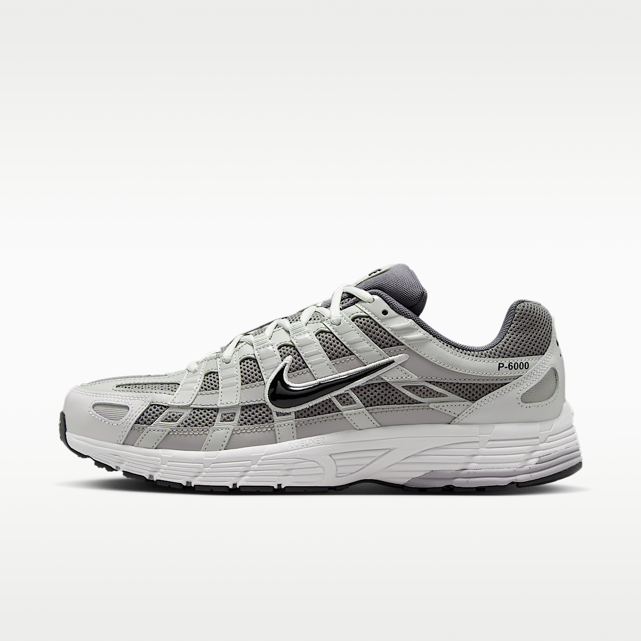 P-6000 Shoes Atmosphere Grey Pencil Point Vast Grey Black