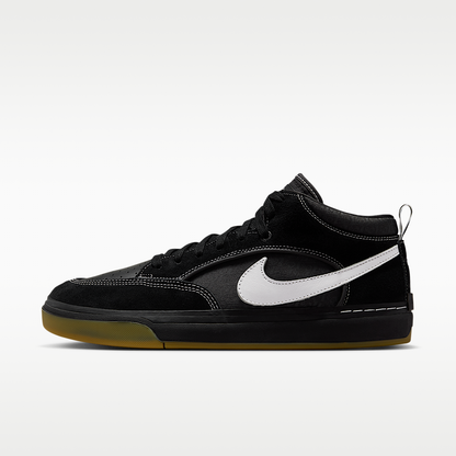 Unisex SB React Leo Skate Shoes Black/Gum Light Brown/White