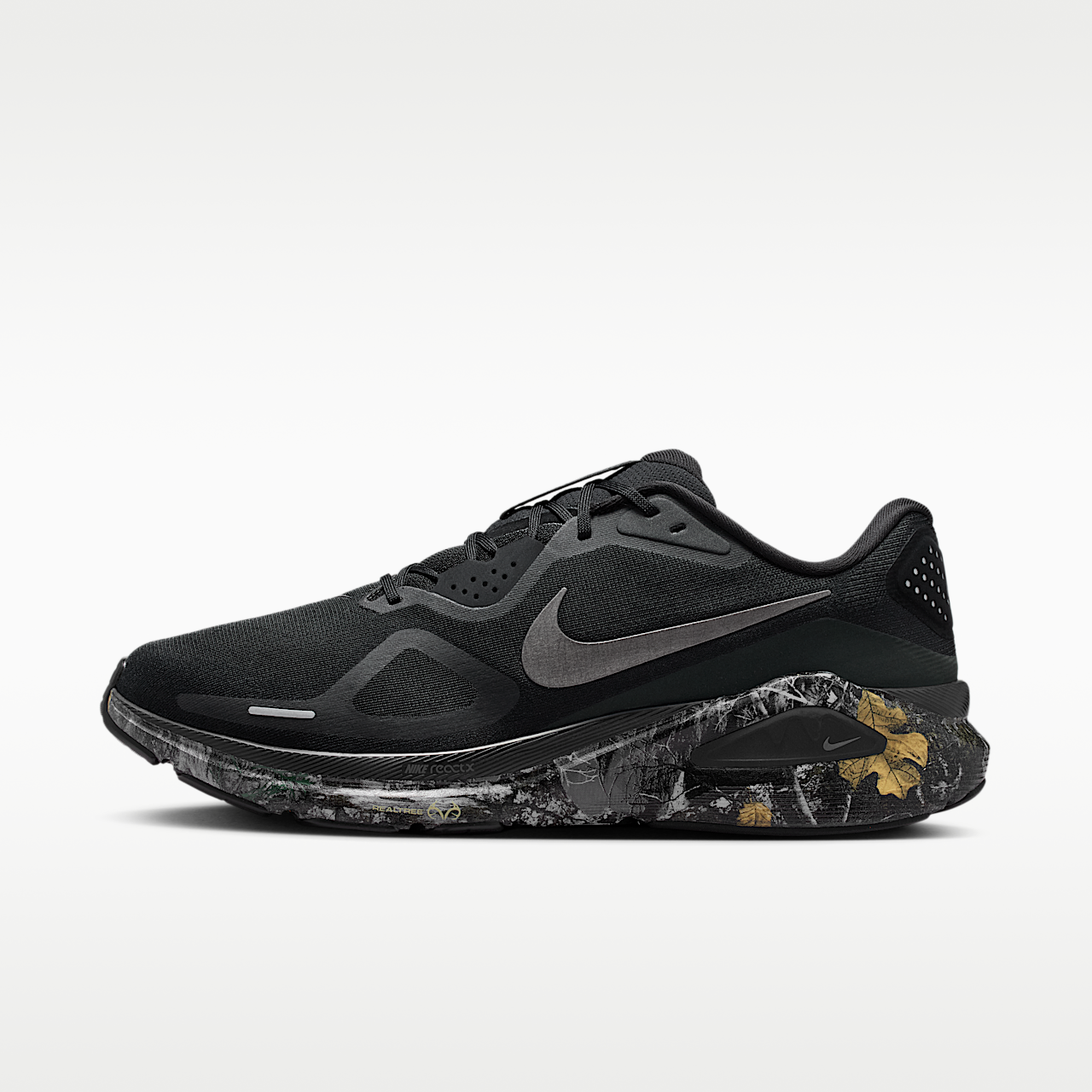 Structure 26 Men's Realtree Road Running Shoes Black Dark Smoke Grey