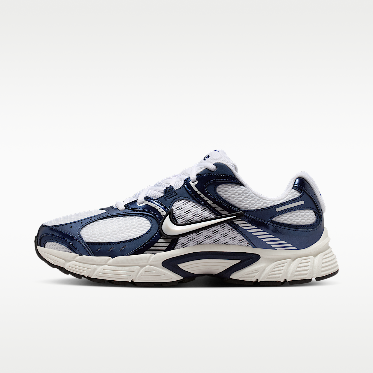 V5 RNR Foam Midsole Retro Runner Men's Shoes White Midnight Navy