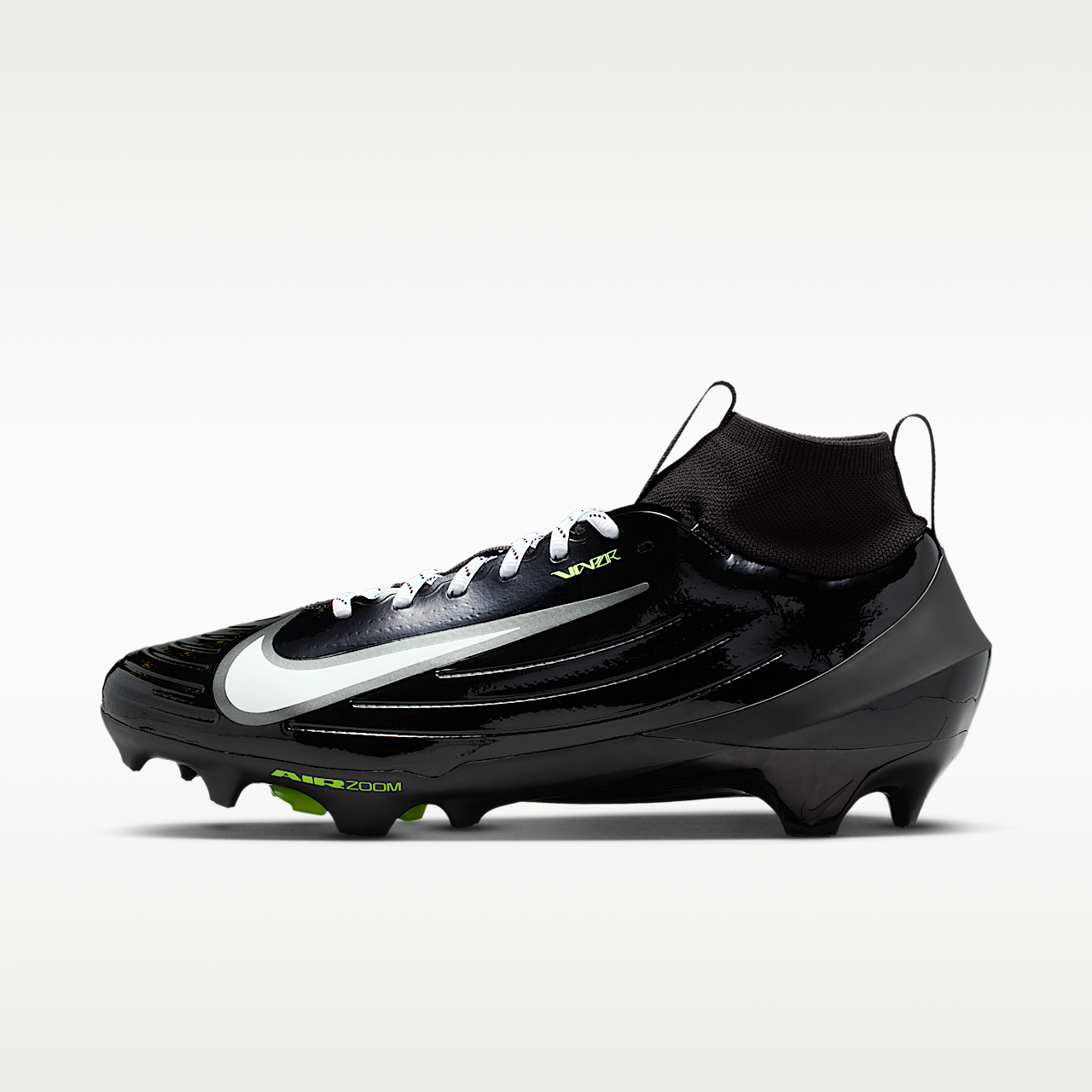 Vapor Pro 1 Football Cleats Black Volt Ice Anthracite
