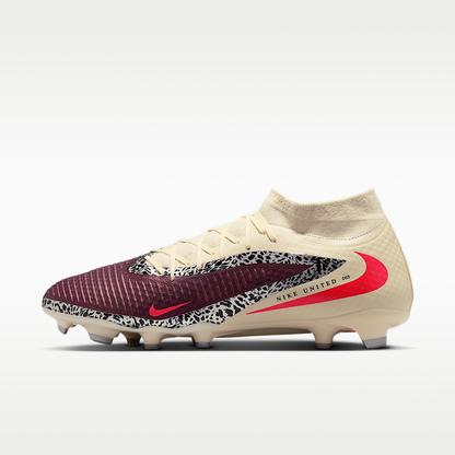 Phantom 6 High Academy Multi-Ground Soccer Cleats Unisex Burgundy Crush