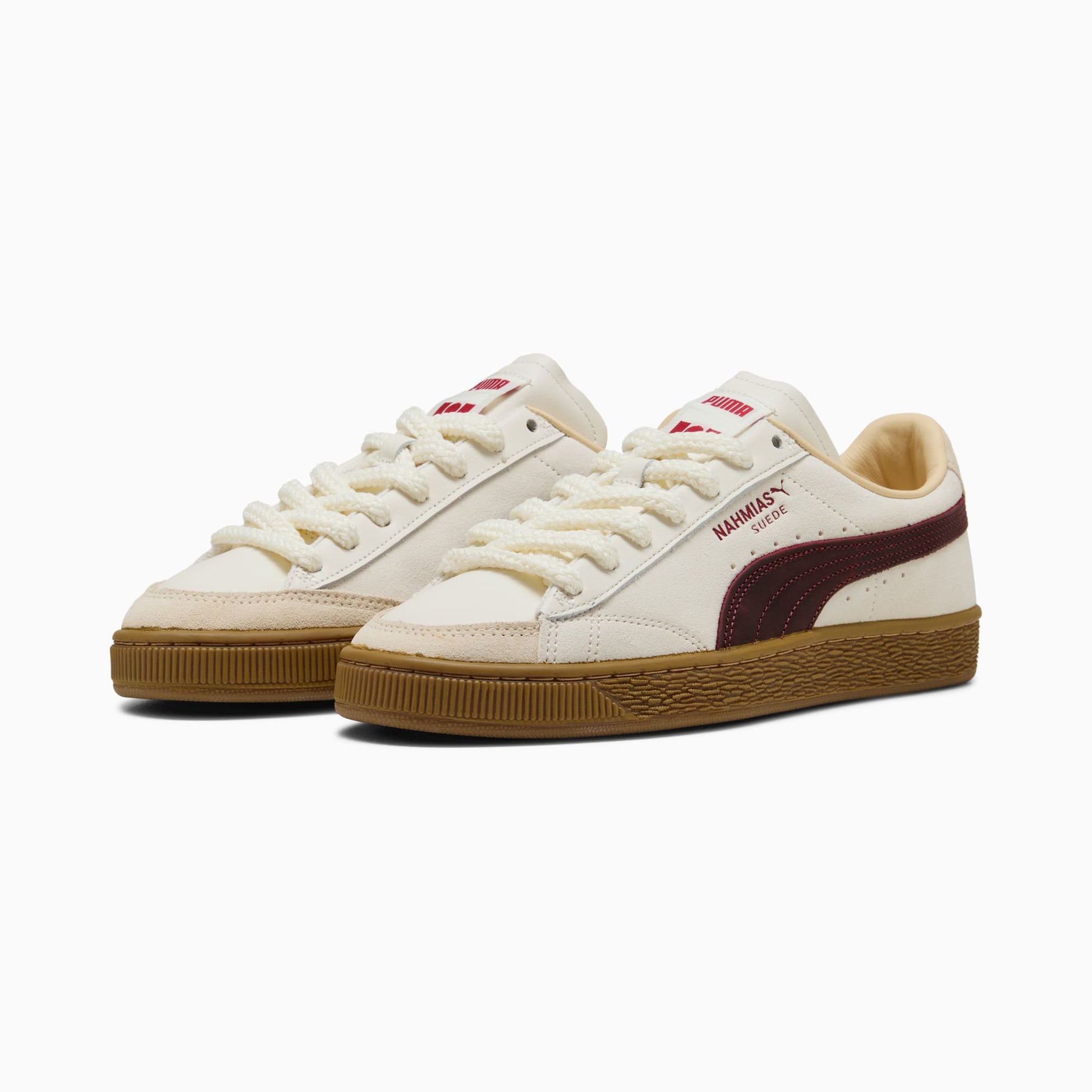 Suede Vintage Red Sneakers