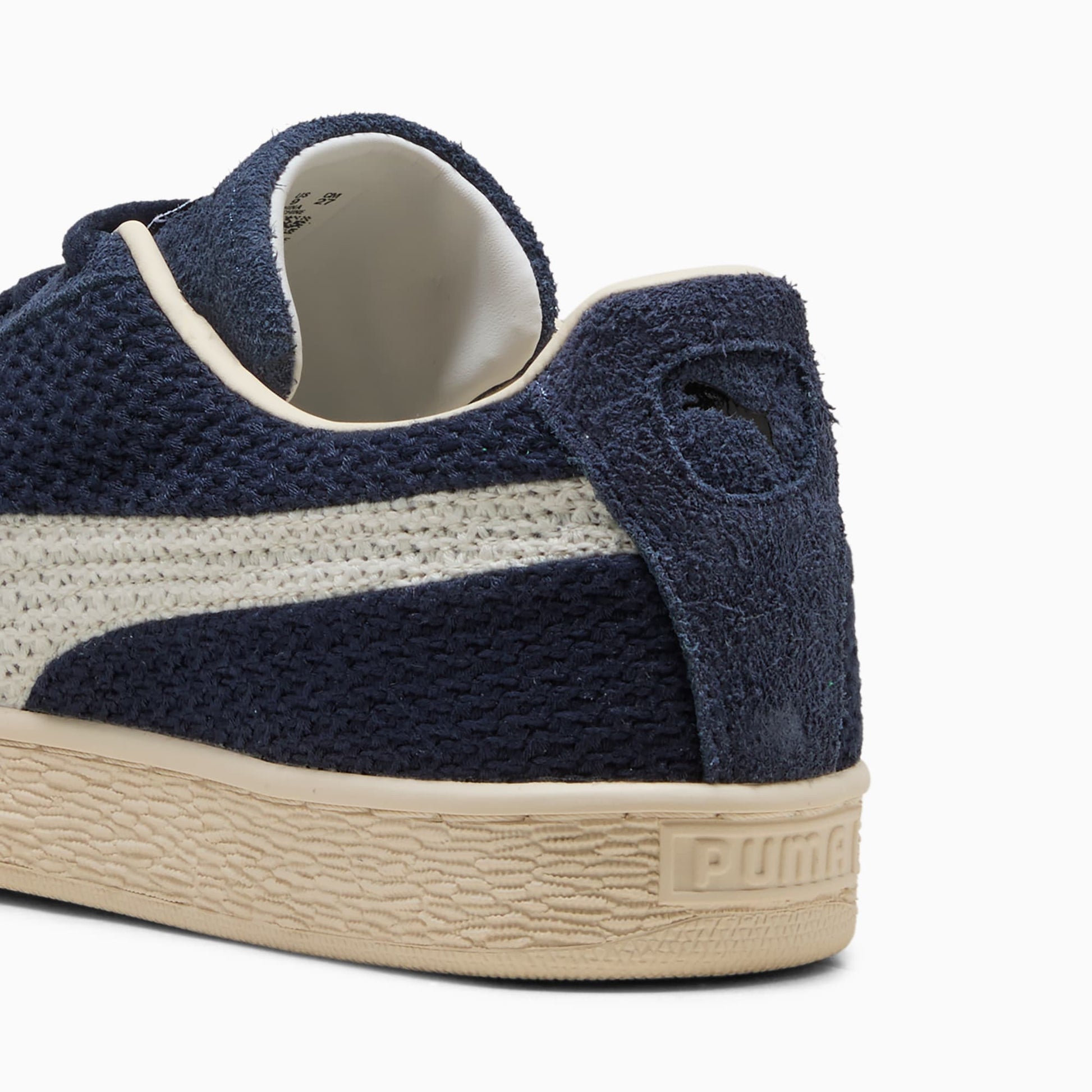 Suede Crochet Sneakers