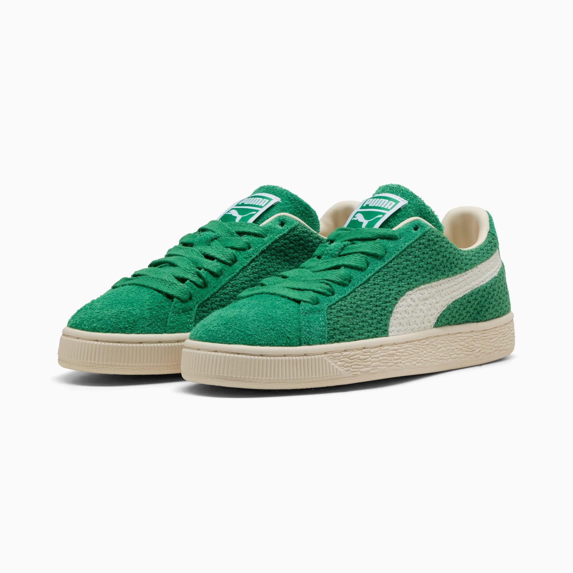 Suede Crochet Sneakers