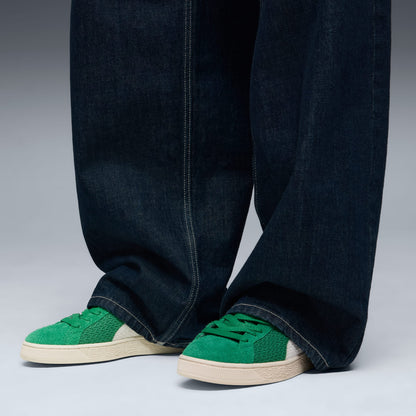 Suede Crochet Sneakers