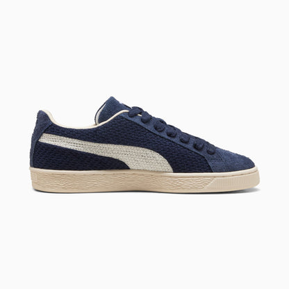 Suede Crochet Sneakers