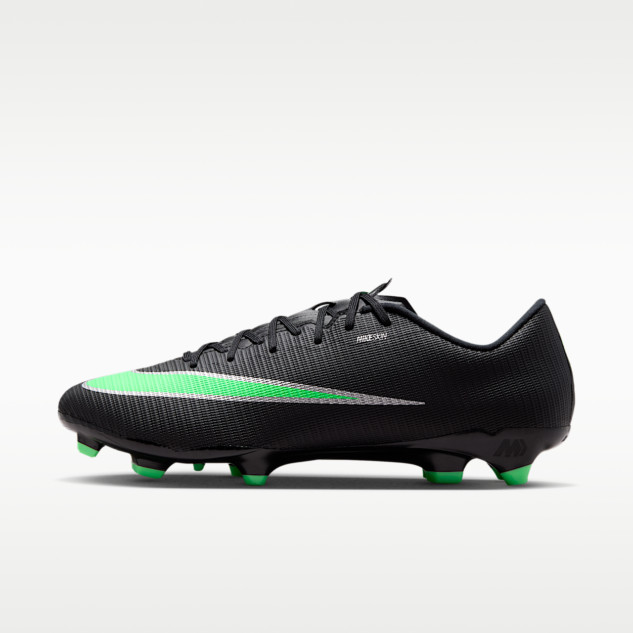 Unisex Mercurial Vapor 17 Academy Multi-Ground Soccer Cleats Black/Illusion Green