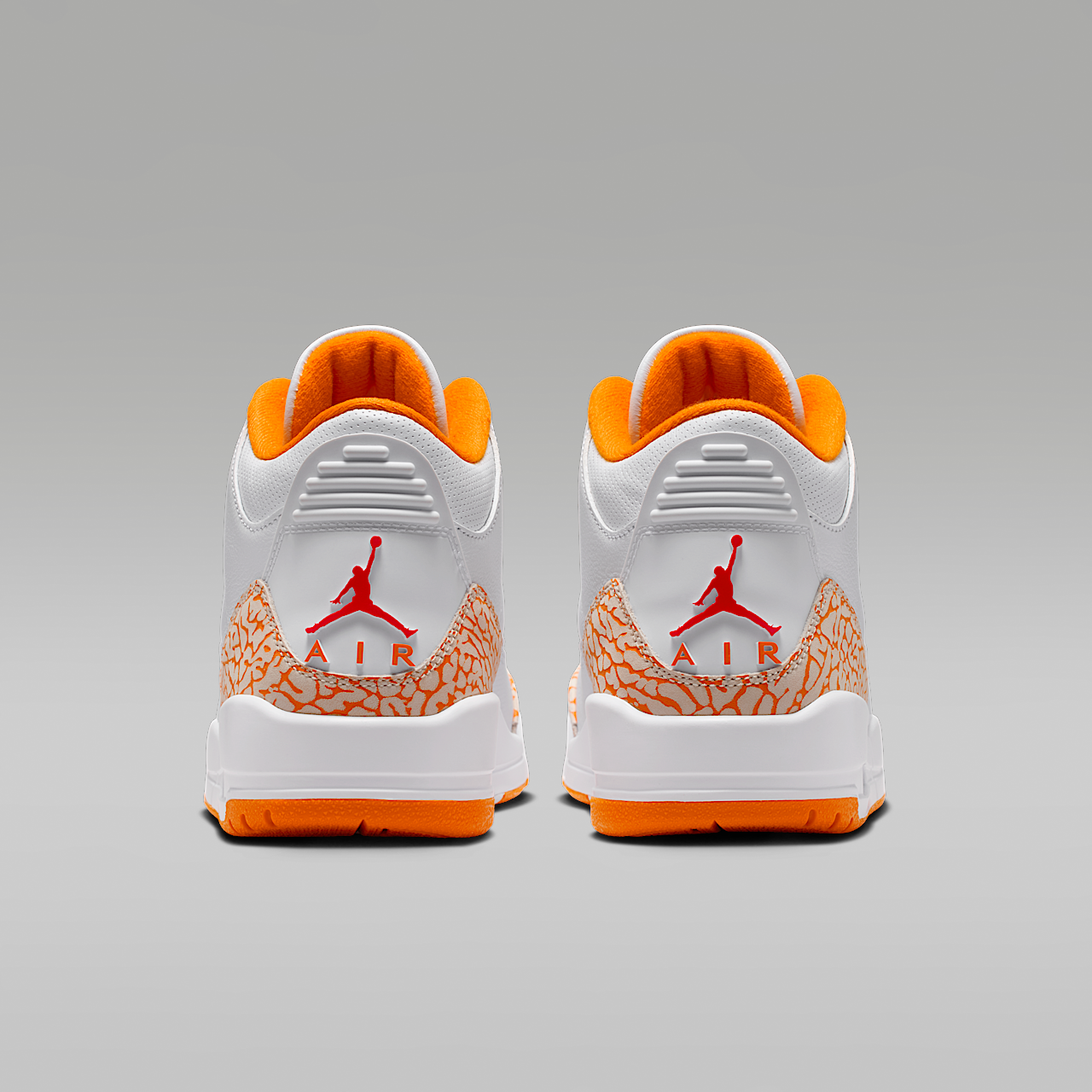 Air 3 Retro "White and Orange Peel" Women's Shoes