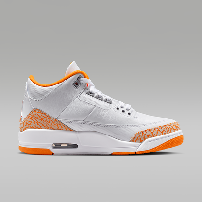 Air 3 Retro "White and Orange Peel" Women's Shoes