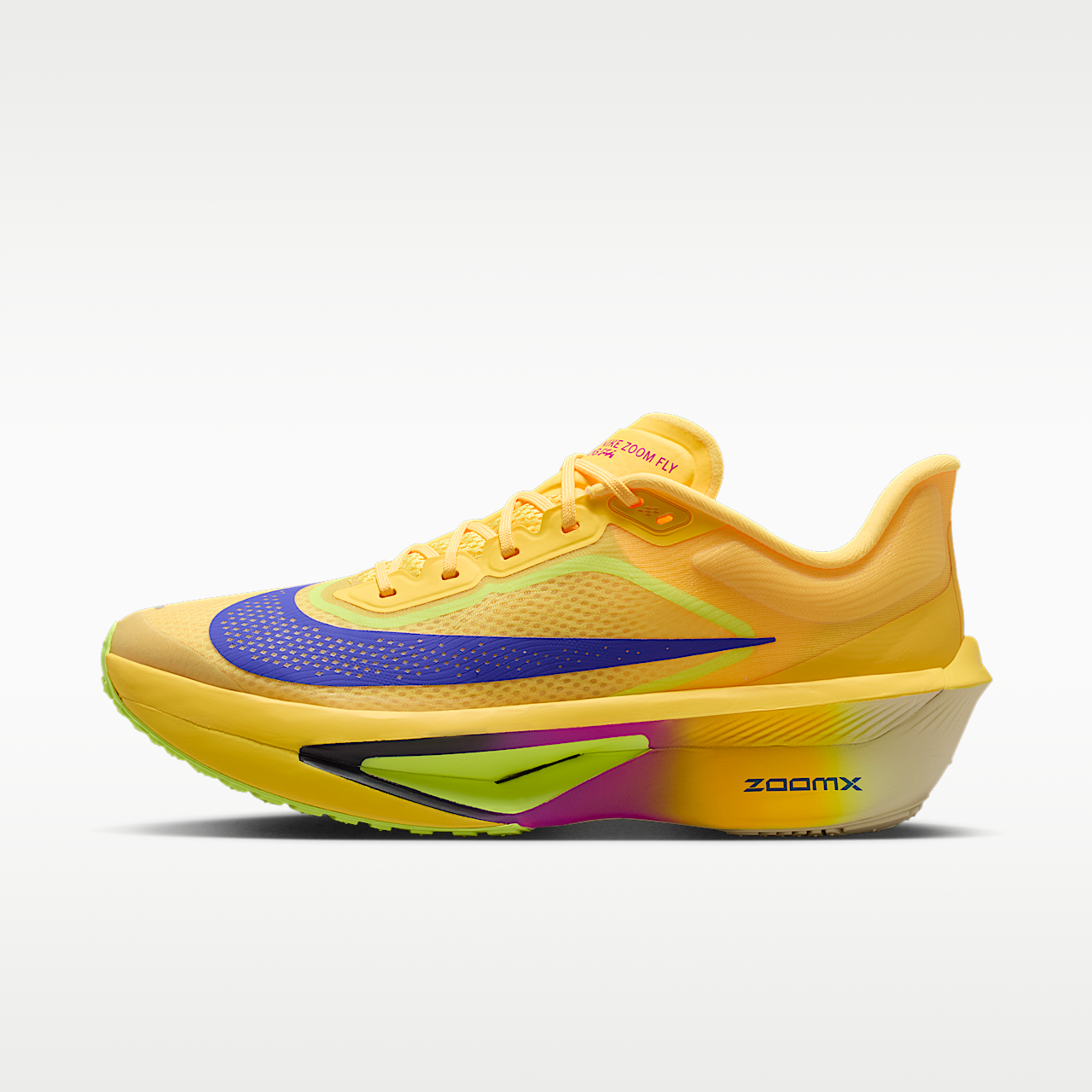 Zoom Fly 6 Men's Road Racing Shoes Citron Pulse/Volt Ice/Hyper Violet/Indigo Burst