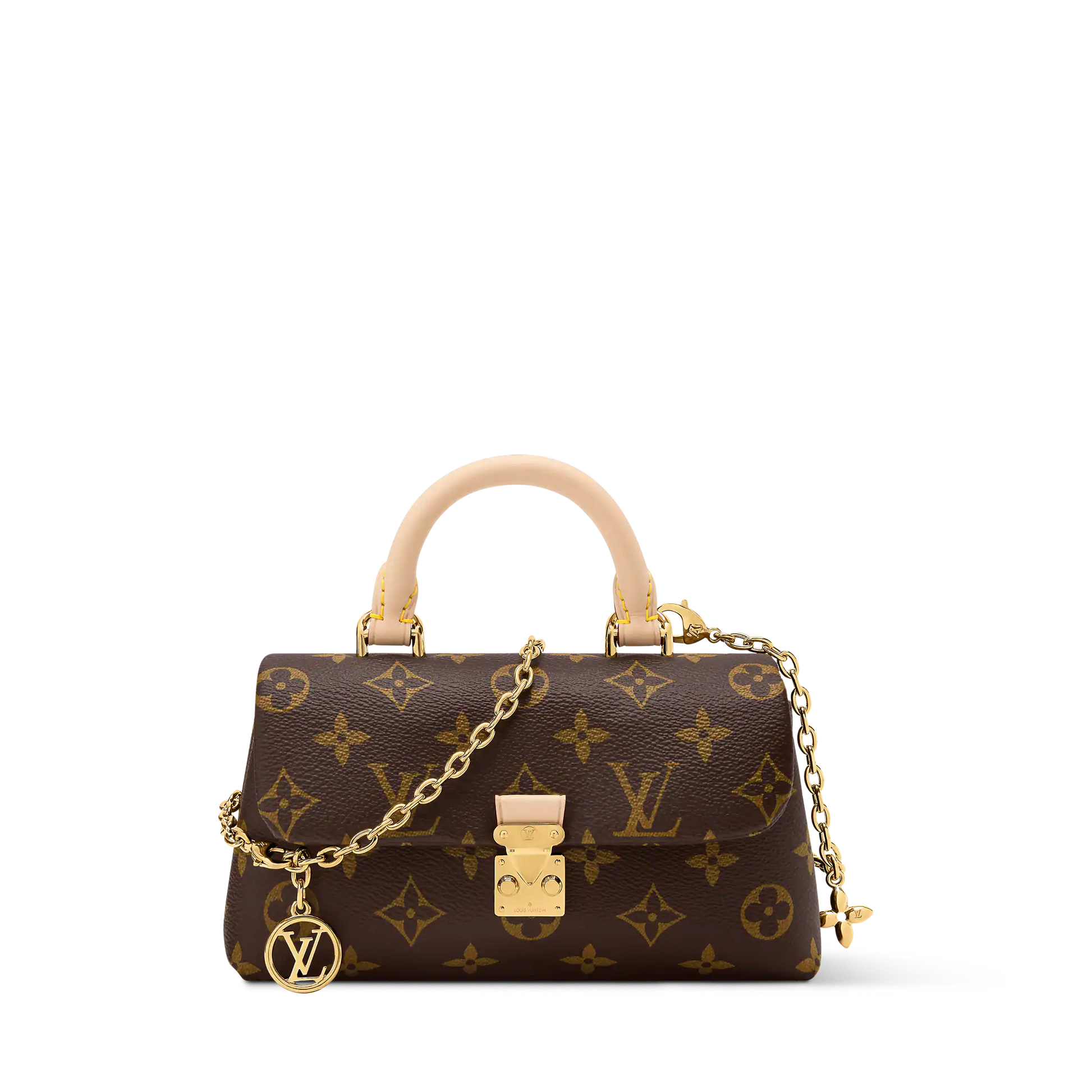 Women's Nano Madeleine Sweet Lavender Monogram Empreinte Leather Bag M29380