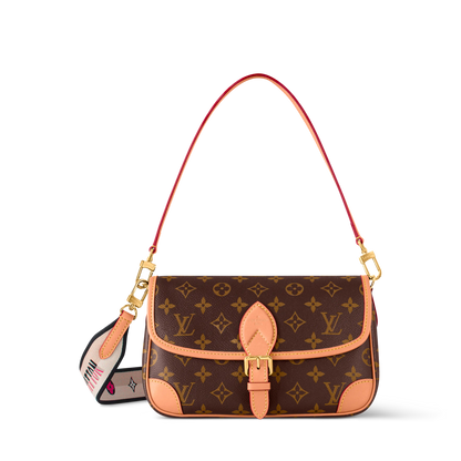Women's Diane Monogram Fuchsia Satchel