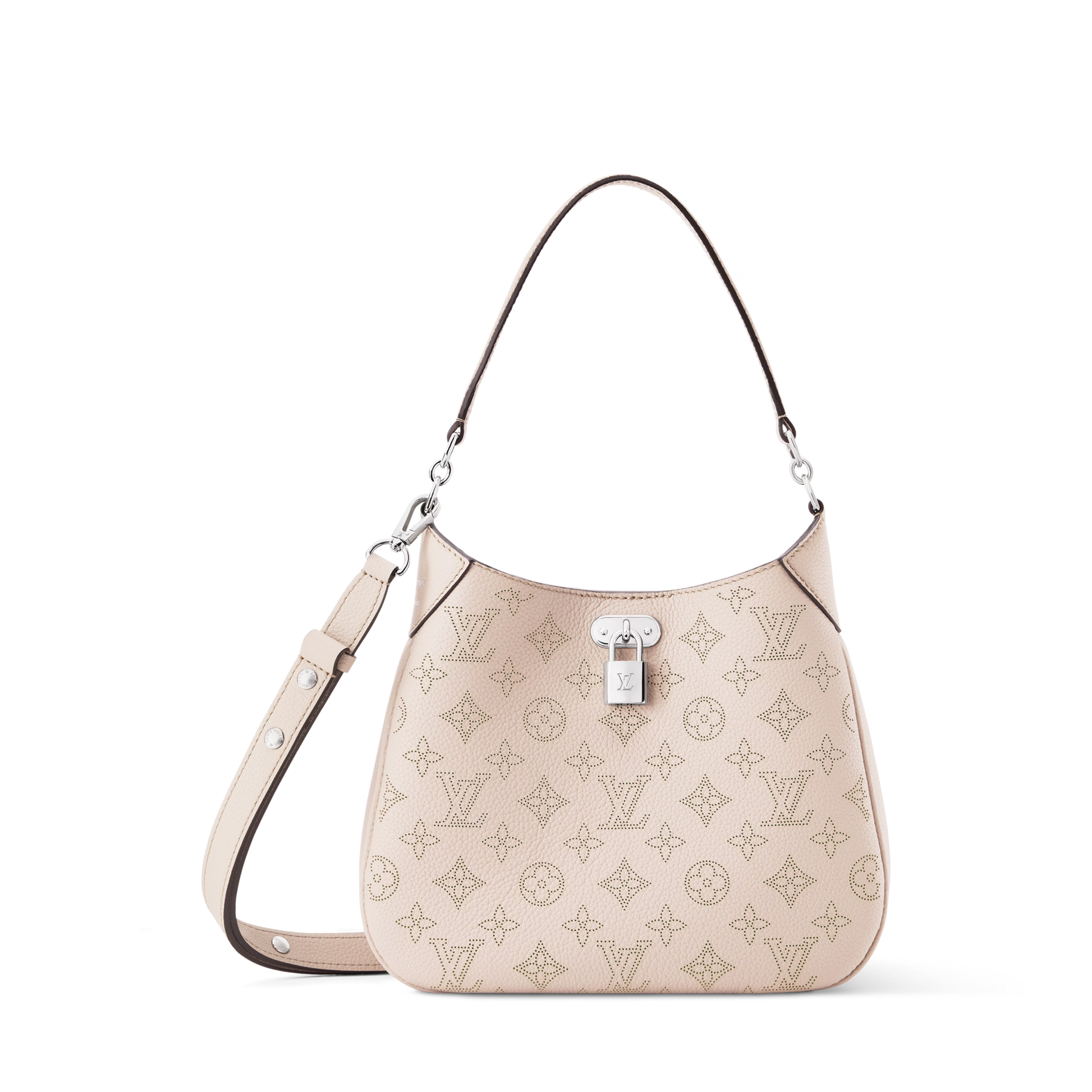 Women's All Around PM Galet Perforated Mahina Calfskin Leather Tote Bag M27336