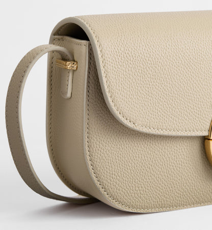 Women's Small Médaillon Flap Bag With Grained Calfskin And Médaillon Clasp