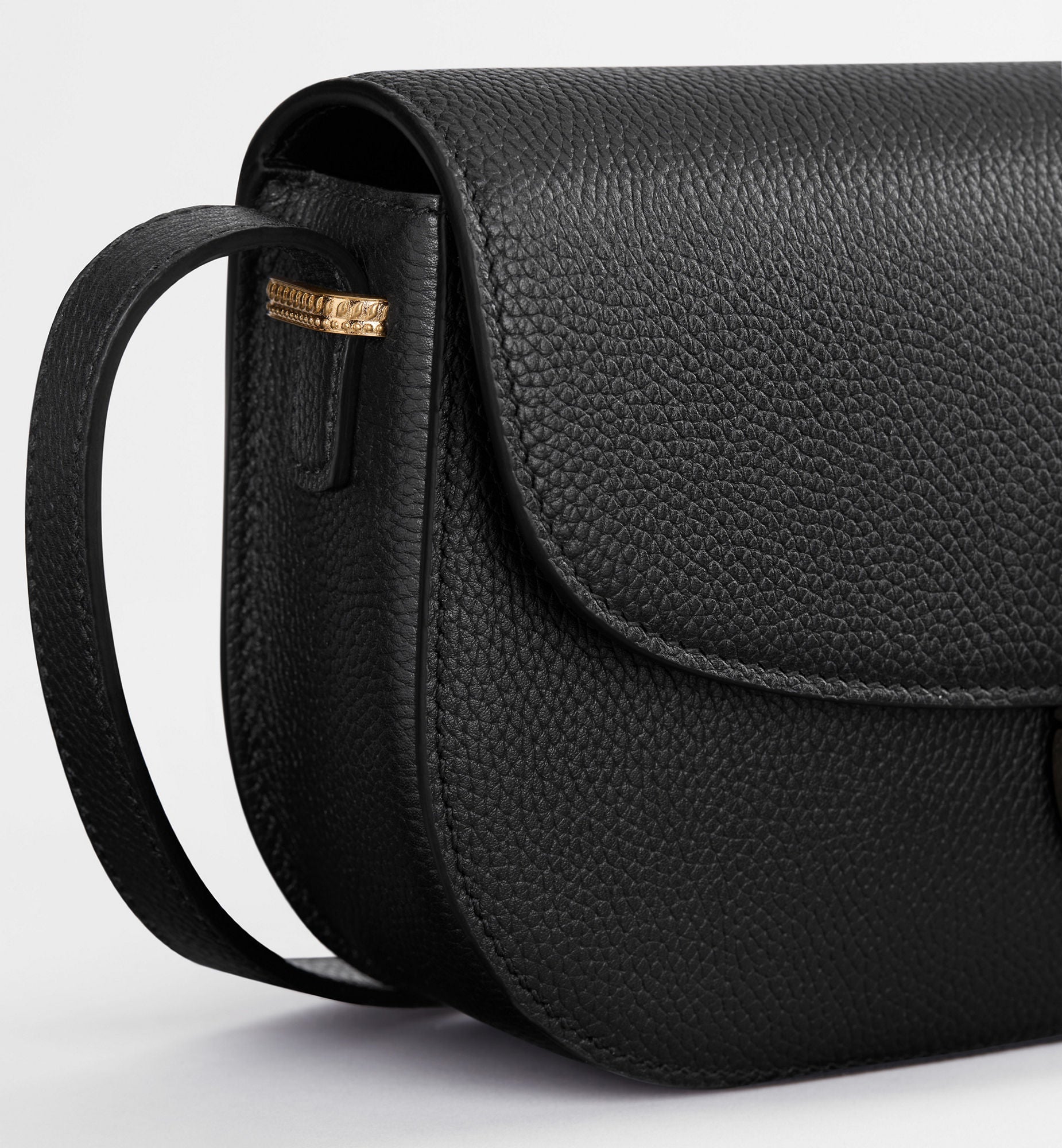 Women's Small Médaillon Flap Bag With Grained Calfskin And Dior Clasp