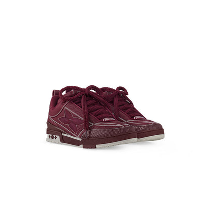 Louis Vuitton LV Skate Sneaker 'Burgundy Monogram Flower'