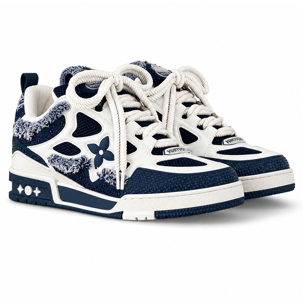LV Skate Sneaker Marine White