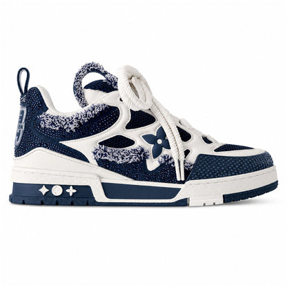LV Skate Sneaker Marine White