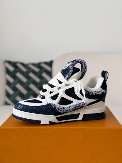 LV Skate Sneaker Marine White